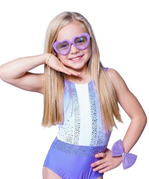 Rhythmic Gymnastics Leotard Breathable for Girls