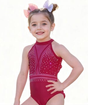 Rhythmic Gymnastics Bodysuit Elegant Performance Fit
